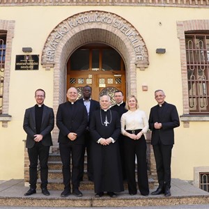 Nadbiskup San Francisca Cordileone posjetio Hrvatsko katoličko sveučilište